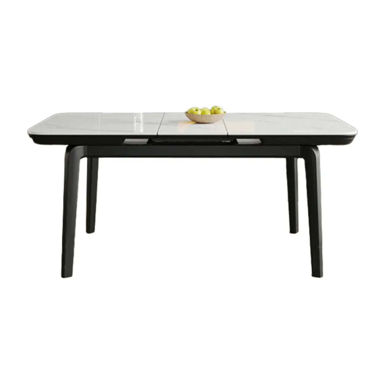 Extendable Stone Rectangular Dining Table — Table Only