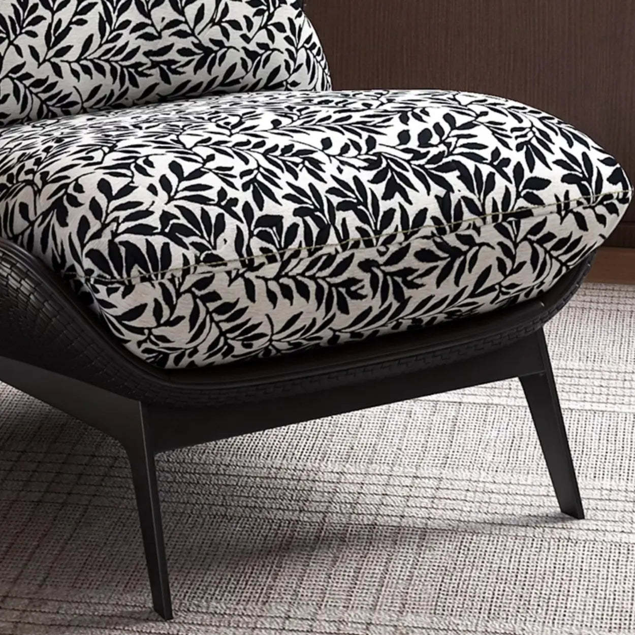 Modern Flannel Reclining Accent Chair