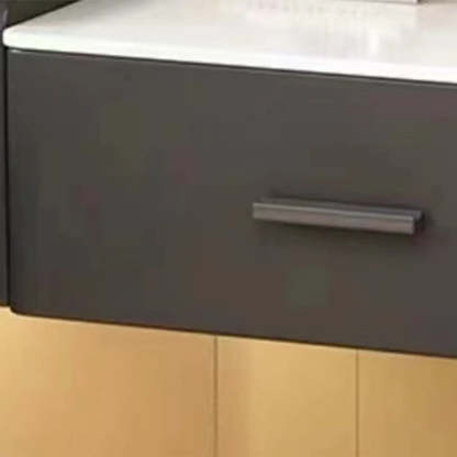 Modern Floating Acrylic Leg Nightstand
