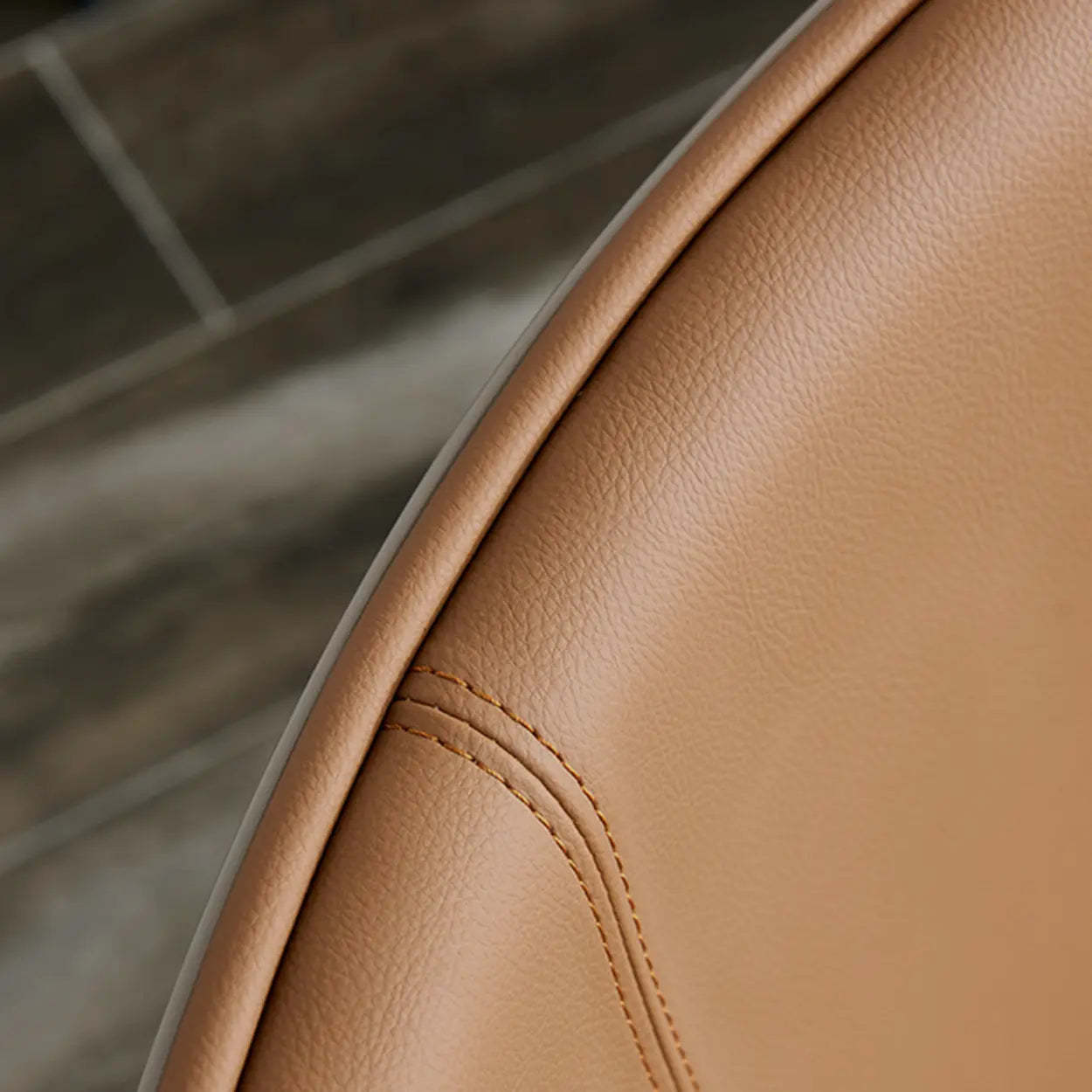 Modern Leather Armless Dining Chair
