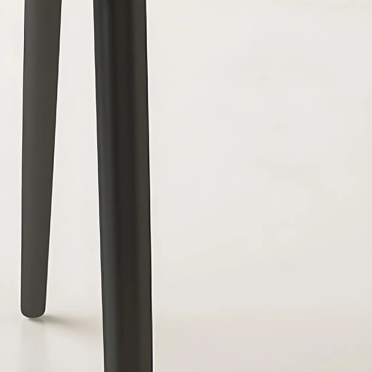 Modern Leather Open Back Dining Chair