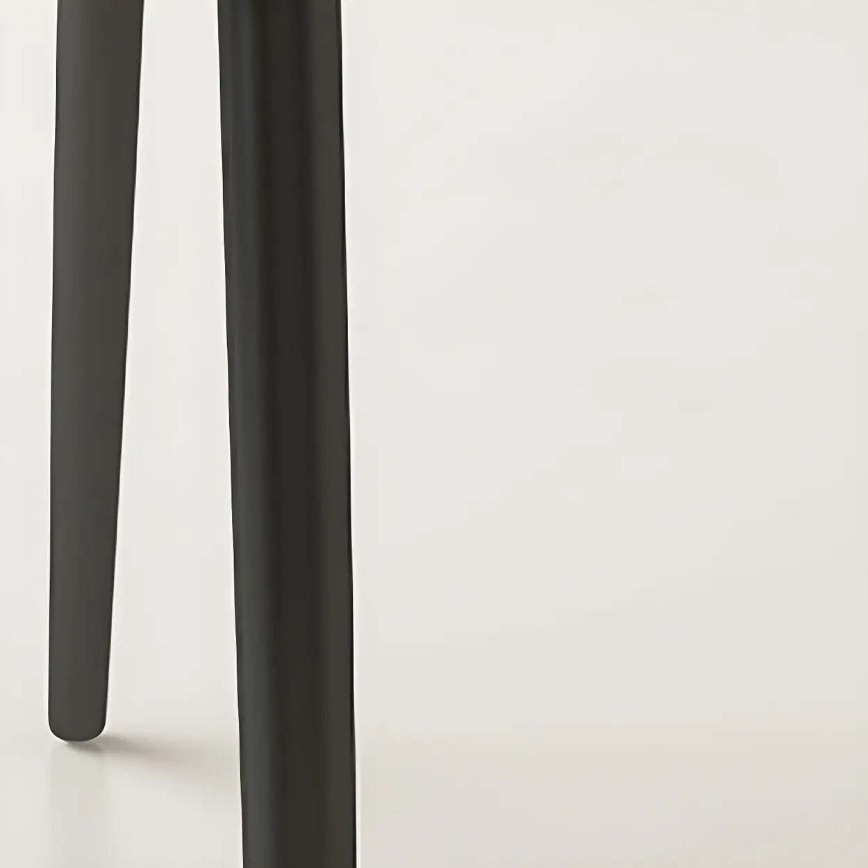 Modern Leather Open Back Dining Chair