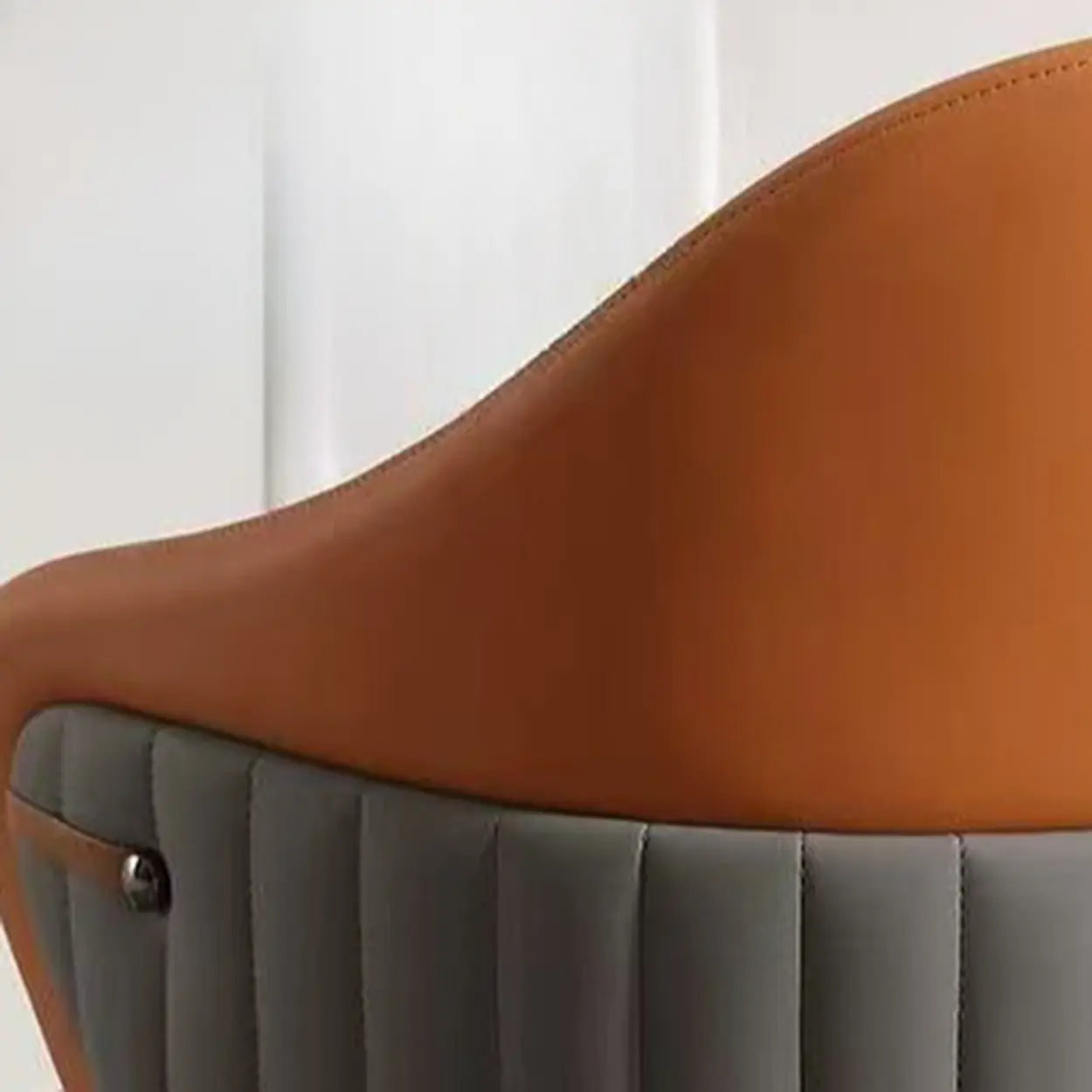 Modern Leather Upholstered Dining Chair