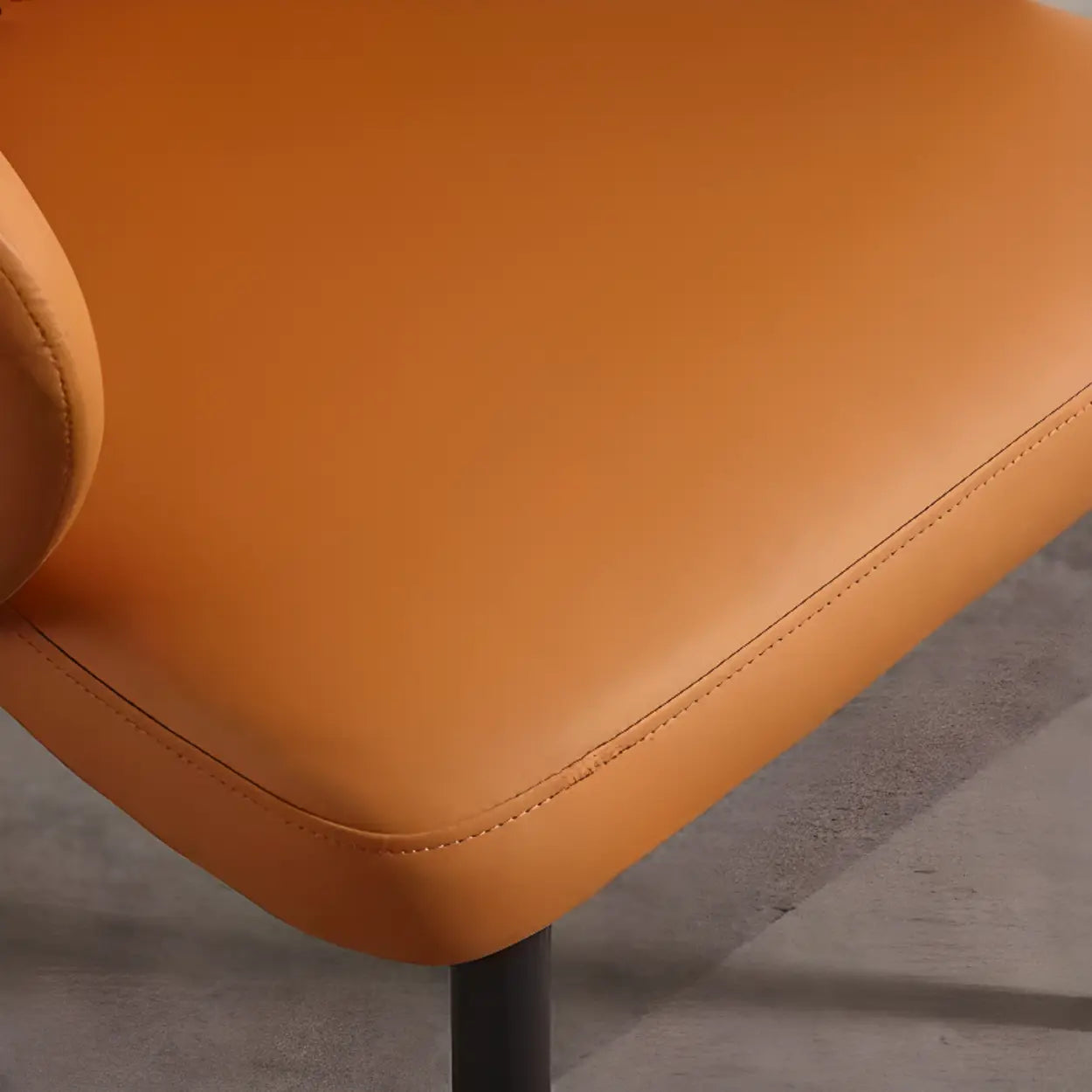 Modern Leather Upholstered Dining Chair