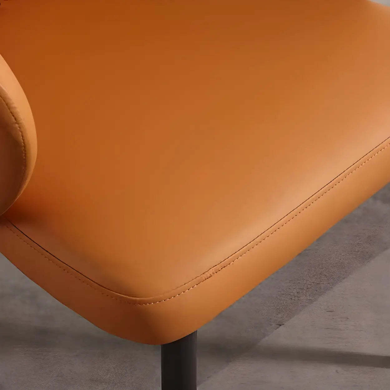 Modern Leather Upholstered Dining Chair