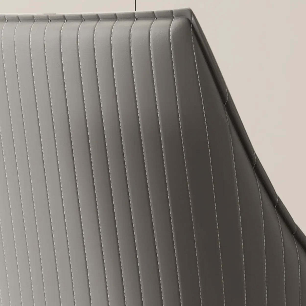 Modern Leather Accent Dining Chair