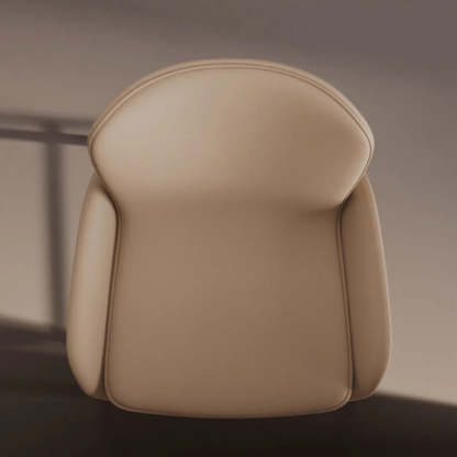 Modern Leather Bar Stool with Arm Footrest