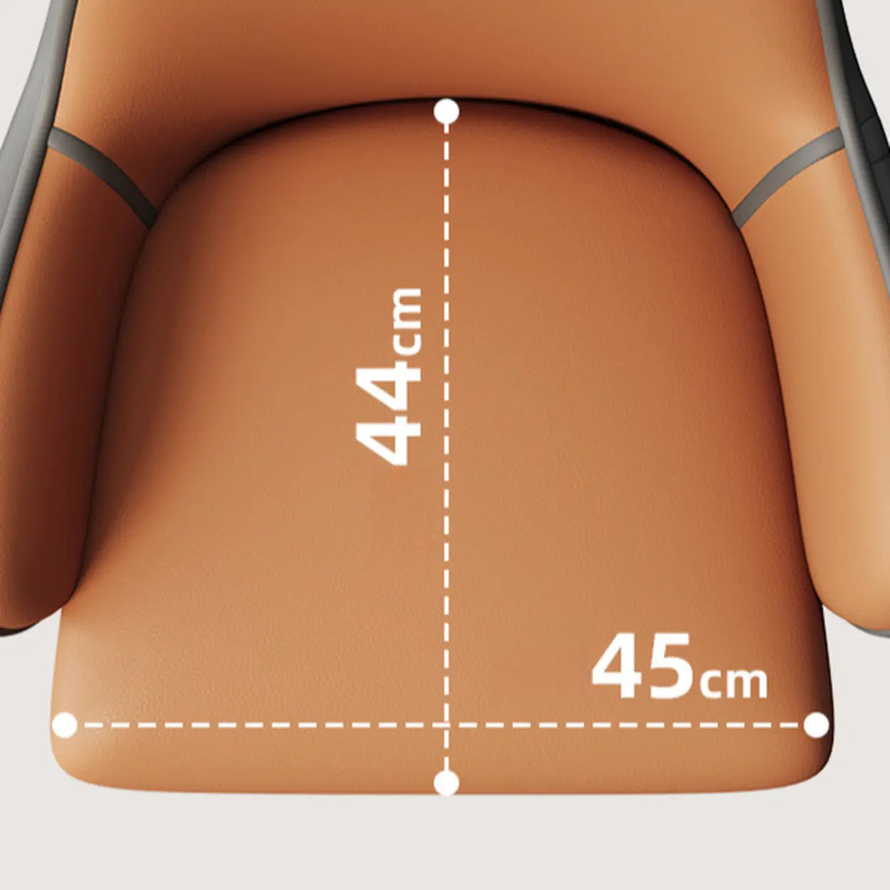 Modern Leather Dining Chair with Armrests