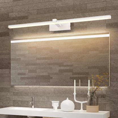 24''/31''/35'' Modern Linear Bathroom Vanity Light Bar with LED Mirror Wall Illumination-Lighom