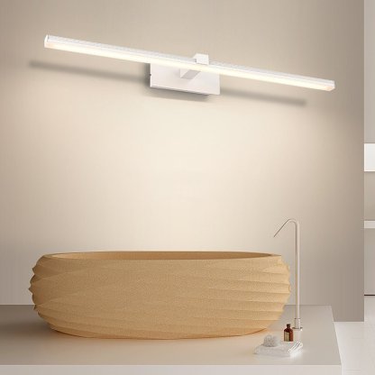 24''/31''/35'' Modern Linear Bathroom Vanity Light Bar with LED Mirror Wall Illumination-Lighom