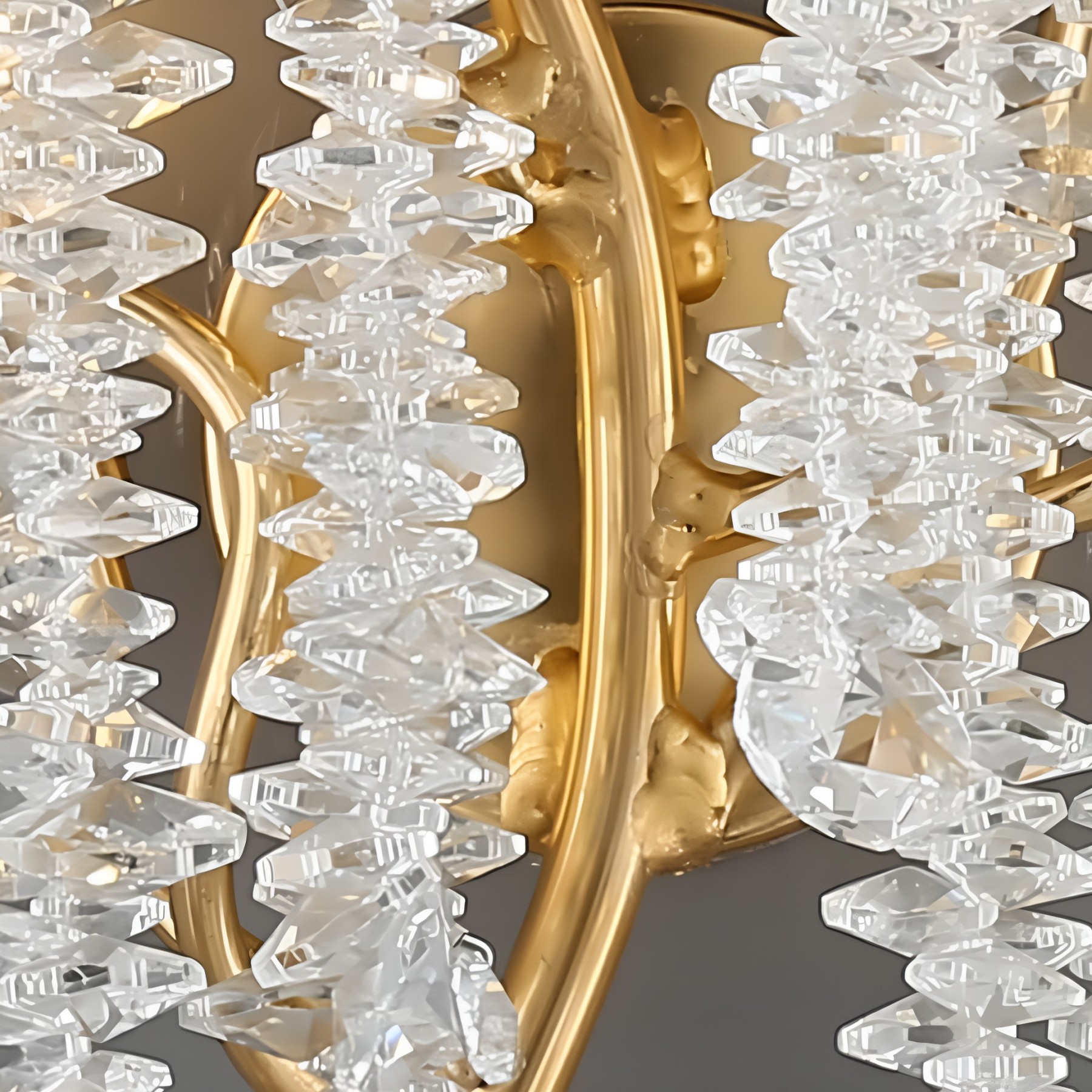 Modern Luxury Tree Branch Crystal Wall Sconce