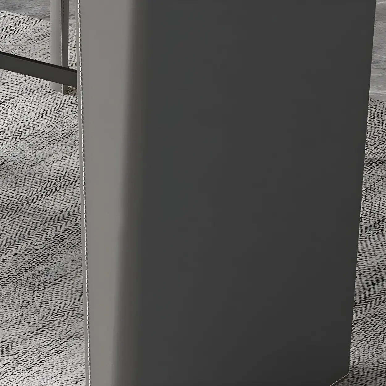Modern Marble Counter Height Bar Table with Gray Base