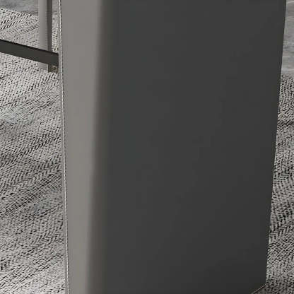 Modern Marble Counter Height Bar Table with Gray Base