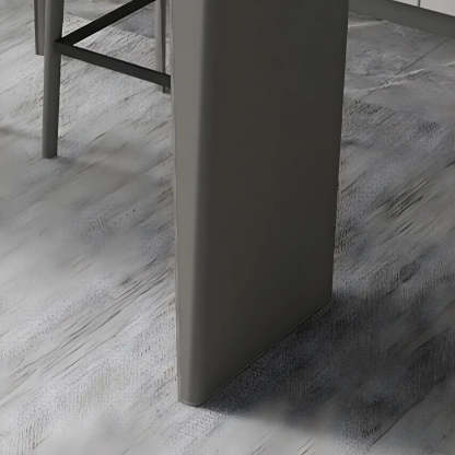 Modern Marble Counter Height Bar Table with Gray Base