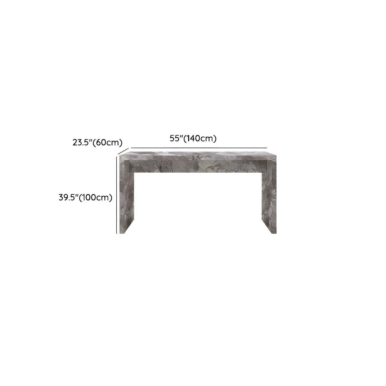Modern Marble Kitchen Island Counter Height Bar Stool