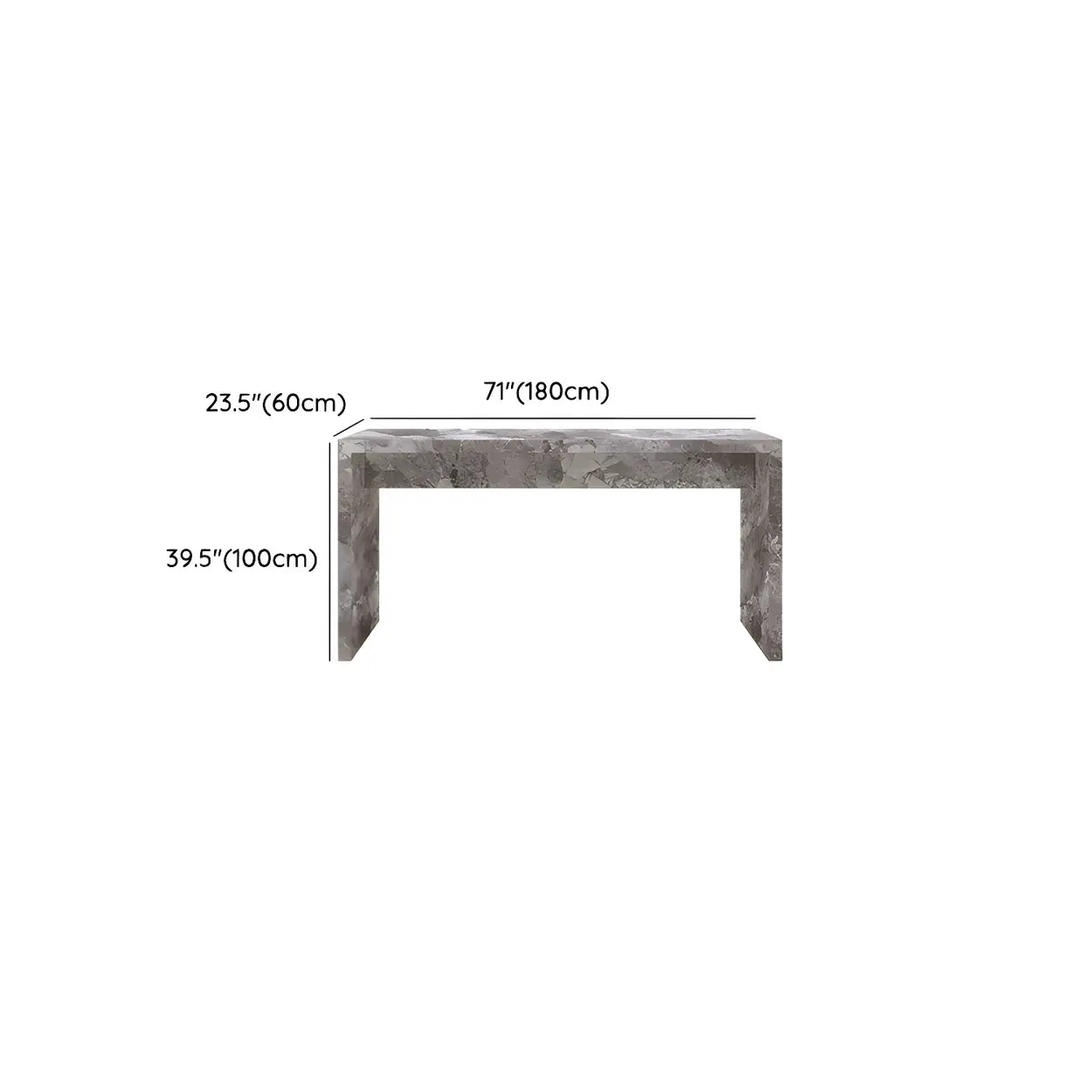 Modern Marble Kitchen Island Counter Height Bar Stool