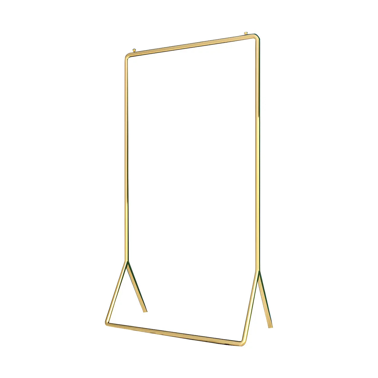 Modern Gold-Black Metal Coat Rack Organizer