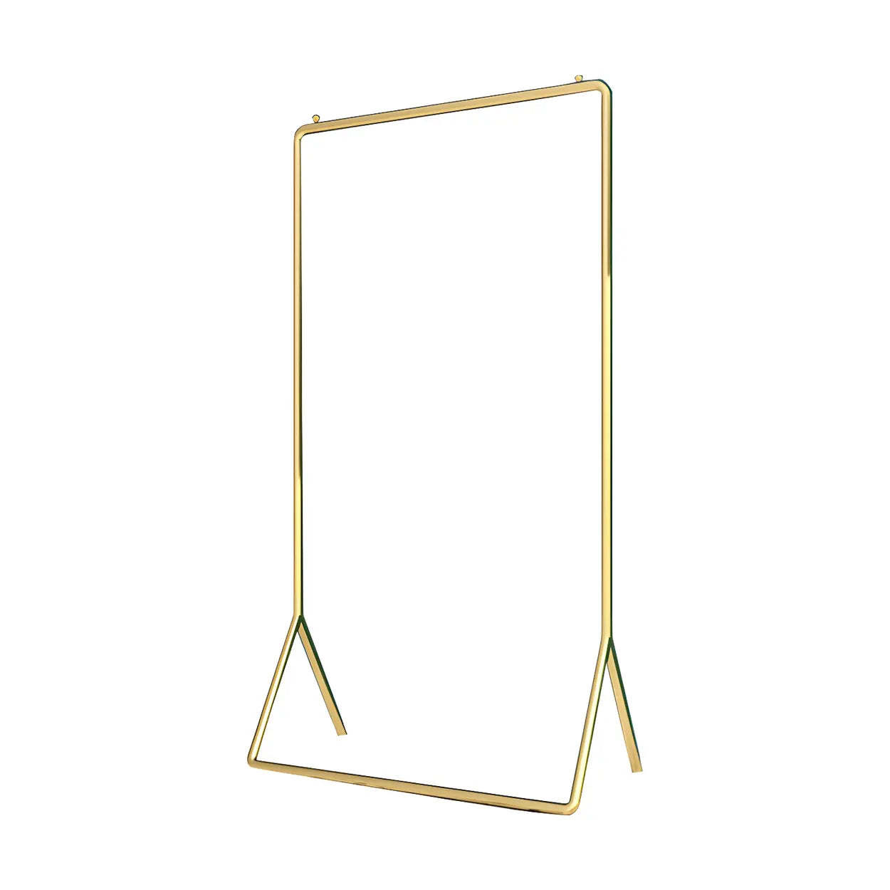 Modern Gold-Black Metal Coat Rack Organizer