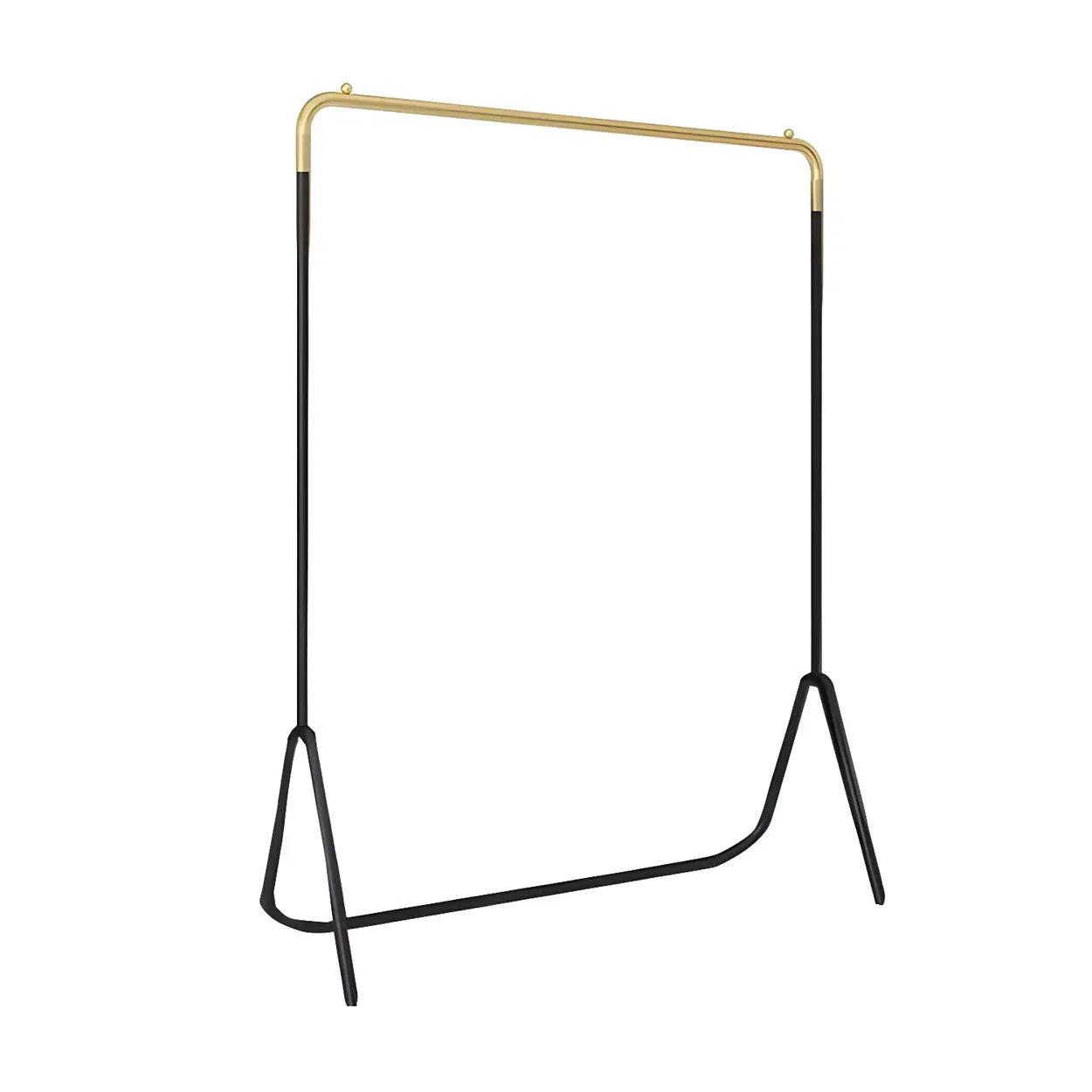Modern Gold-Black Metal Coat Rack Organizer