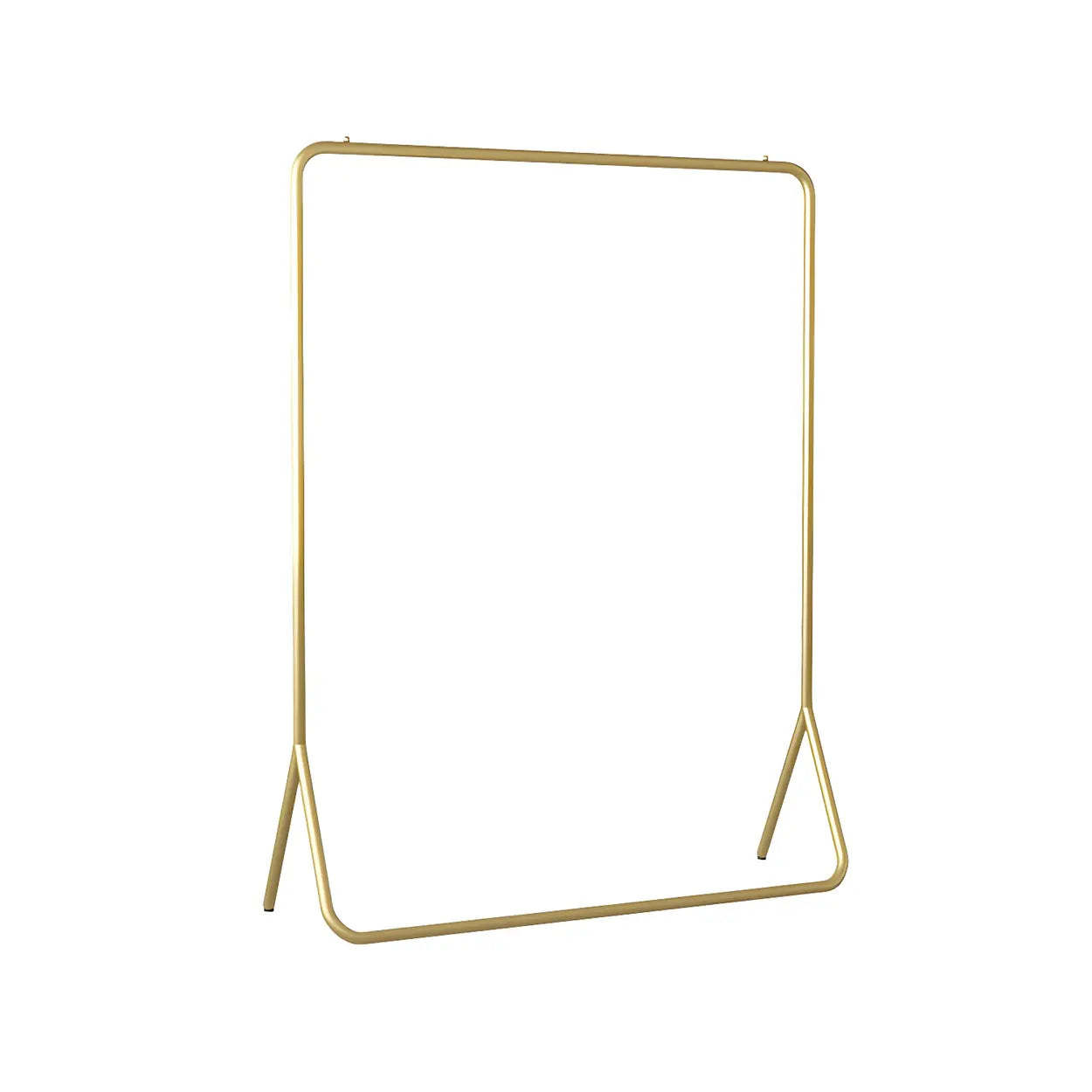 Modern Gold-Black Metal Coat Rack Organizer — Gold-Black