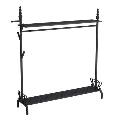 Metal Freestanding Coat Rack with Storage