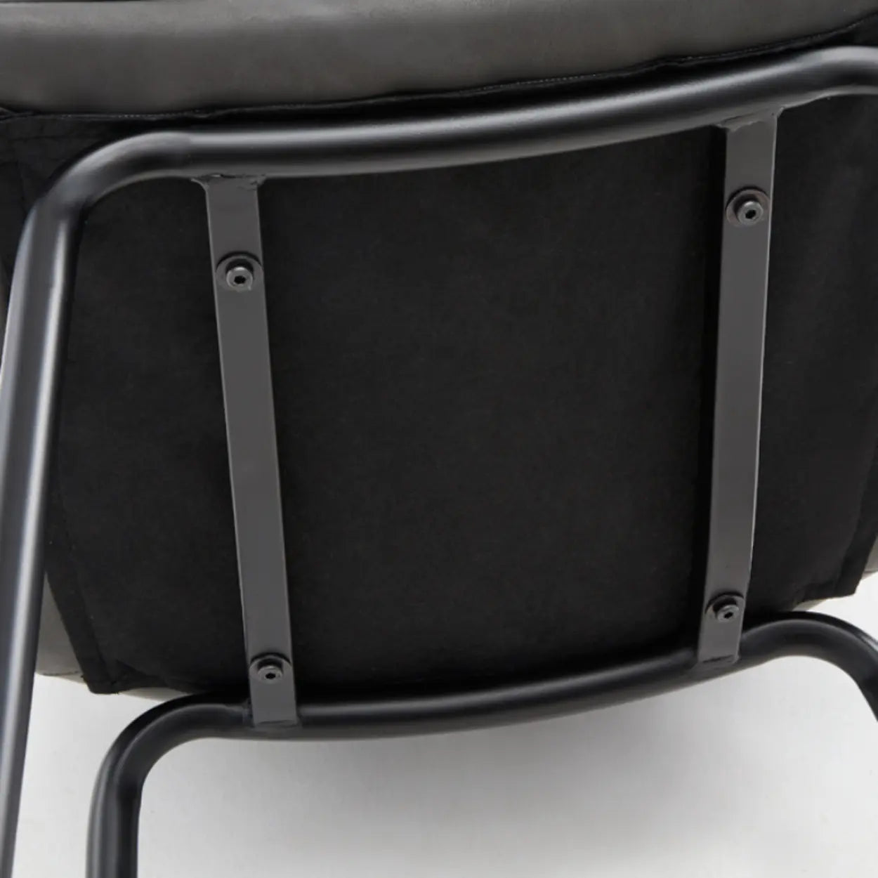 Minimalist Beige Leather Dining Chair