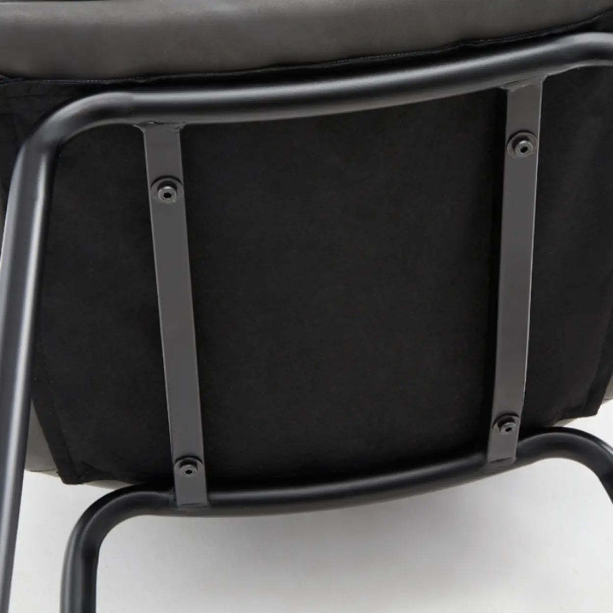 Minimalist Beige Leather Dining Chair