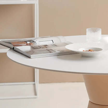Minimalist Cone-Base Bistro Bar Table — Black / Table Only