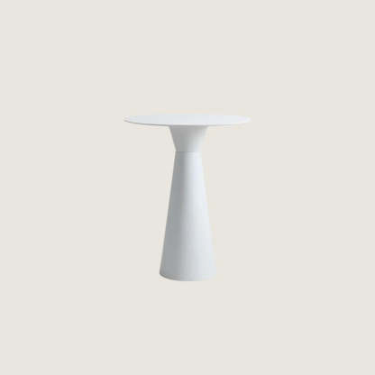 Minimalist Cone-Base Bistro Bar Table — Pandora/ Coffee / Table Only