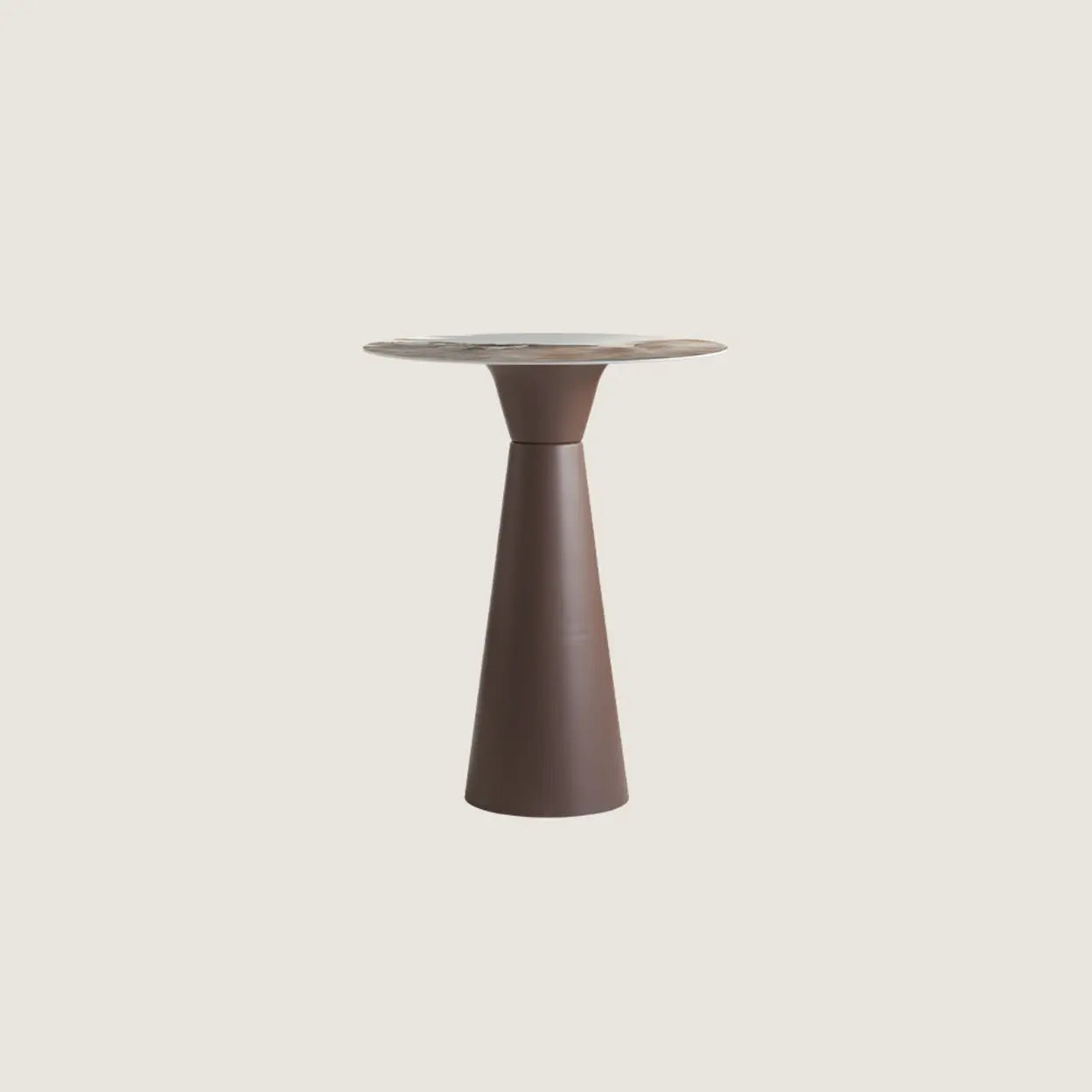 Minimalist Cone-Base Bistro Bar Table