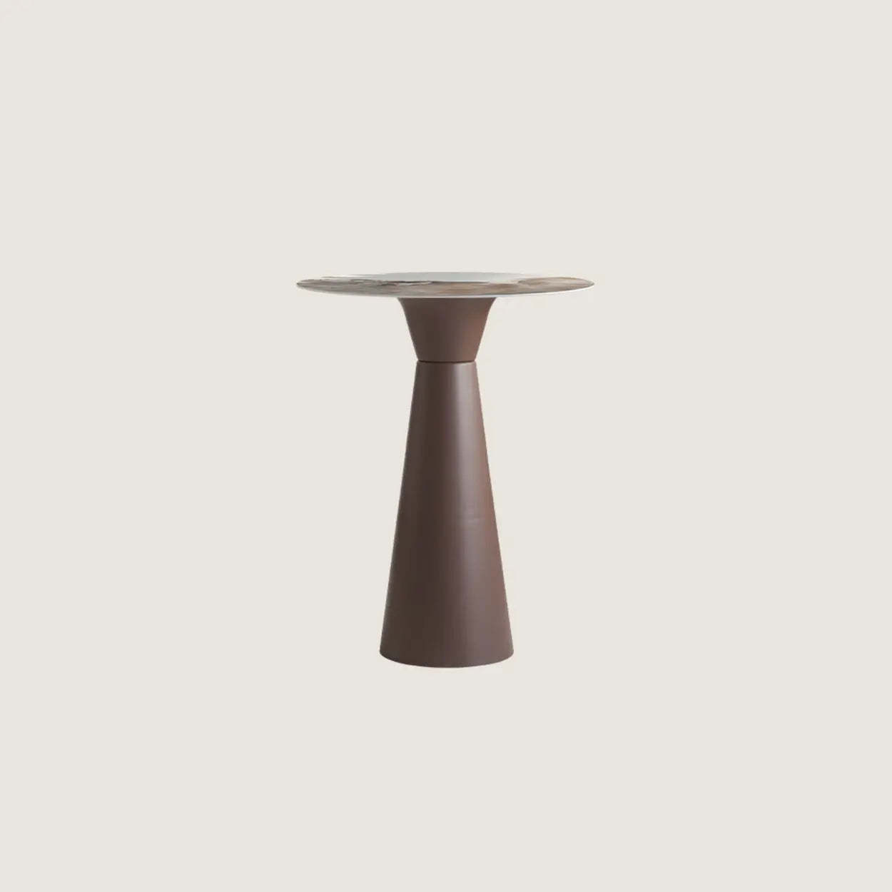 Minimalist Cone-Base Bistro Bar Table