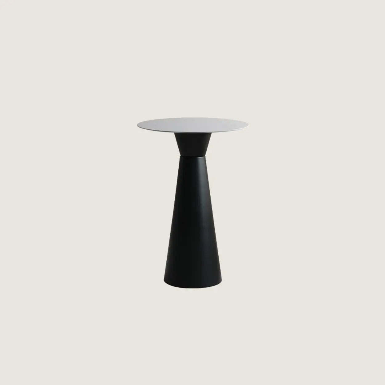 Minimalist Cone-Base Bistro Bar Table — Pandora/ Coffee / Table Only