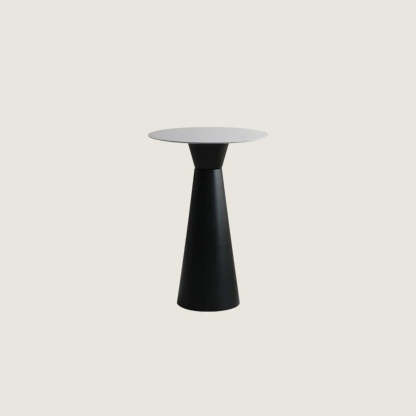 Minimalist Cone-Base Bistro Bar Table — Pandora/ Coffee / Table Only
