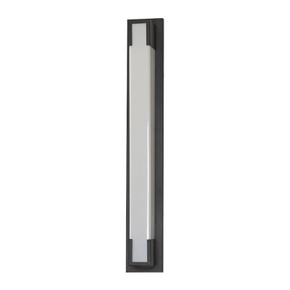 Retro Rectangular Waterproof LED Black Decorative Outdoor Wall Lights-Lighom