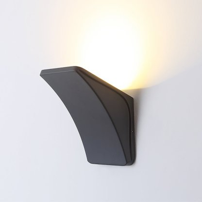 Unique LED 12W Black Modern Wall Sconces Wall Lamp Outdoor Wall Lights-Lighom