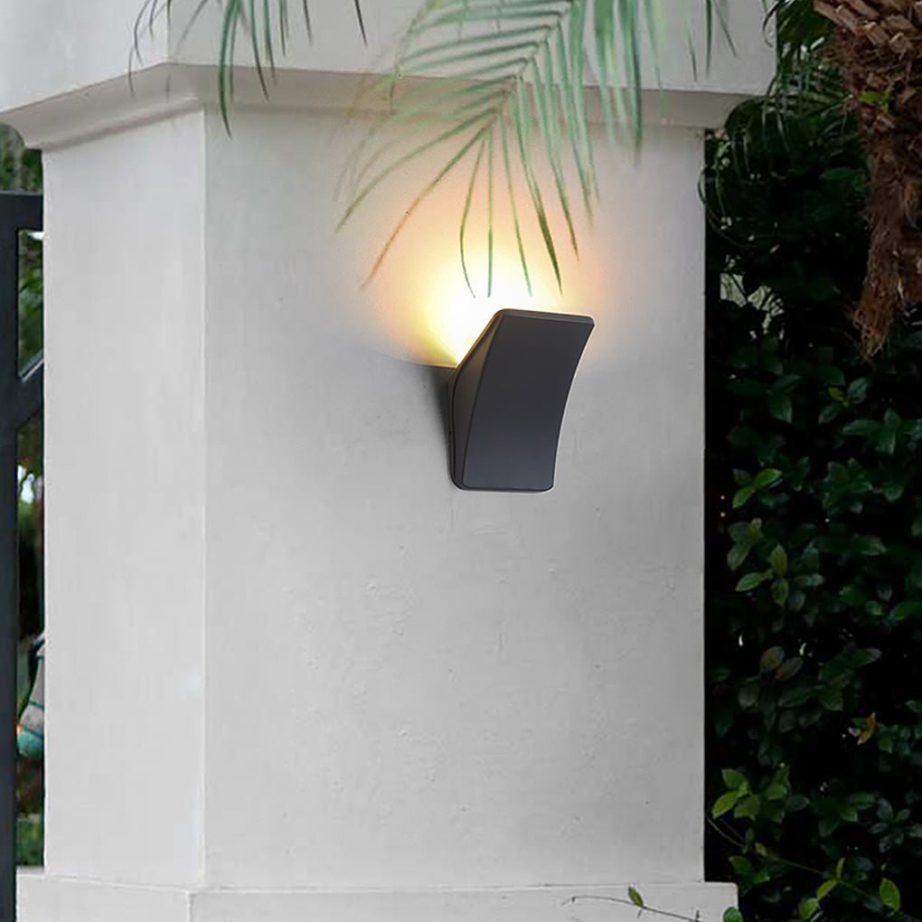 Unique LED 12W Black Modern Wall Sconces Wall Lamp Outdoor Wall Lights-Lighom