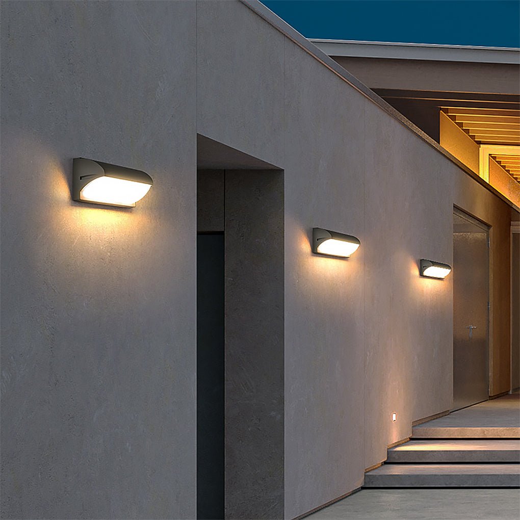 Modern Minimalist LED Waterproof Wall Light for Outdoor Villa Courtyard Balcony-Lighom