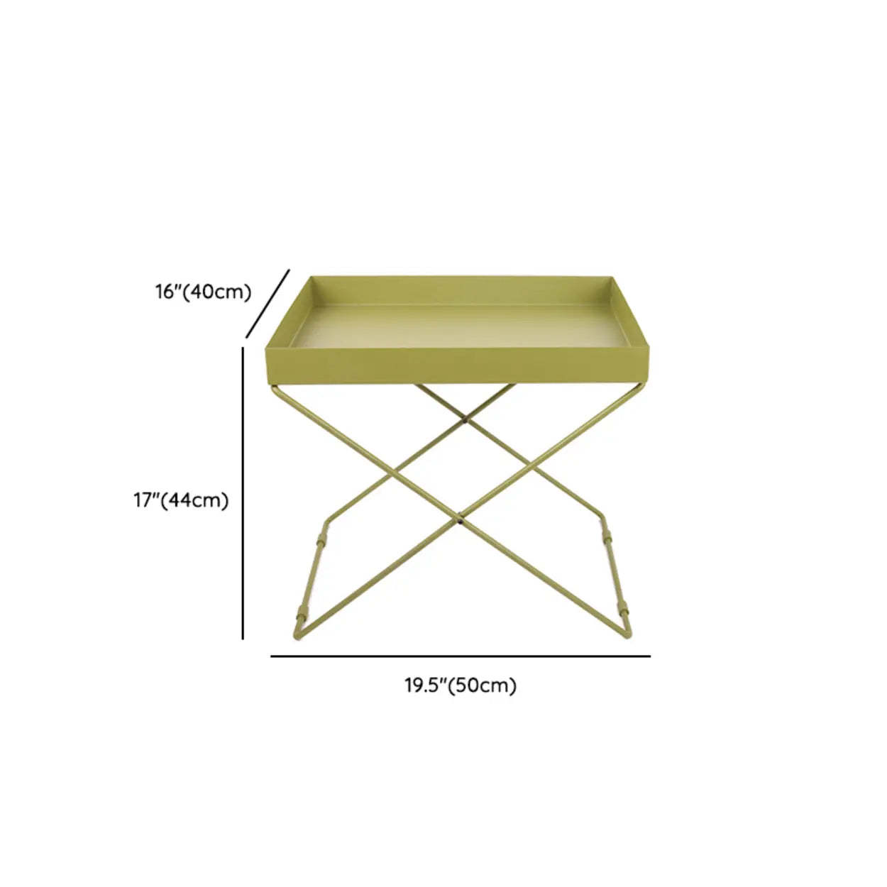 Minimalist Black Metal Small Round Side Table
