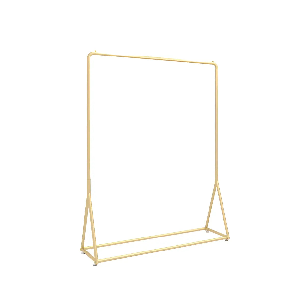 Minimalist Large Gold Metal Standing Coat Rack