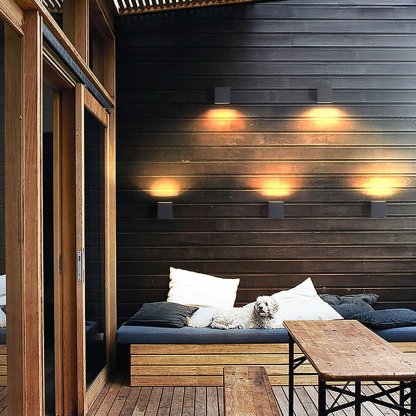 Modern Minimalist Outdoor LED Waterproof Exterior Wall Light for Courtyard Fence-Lighom