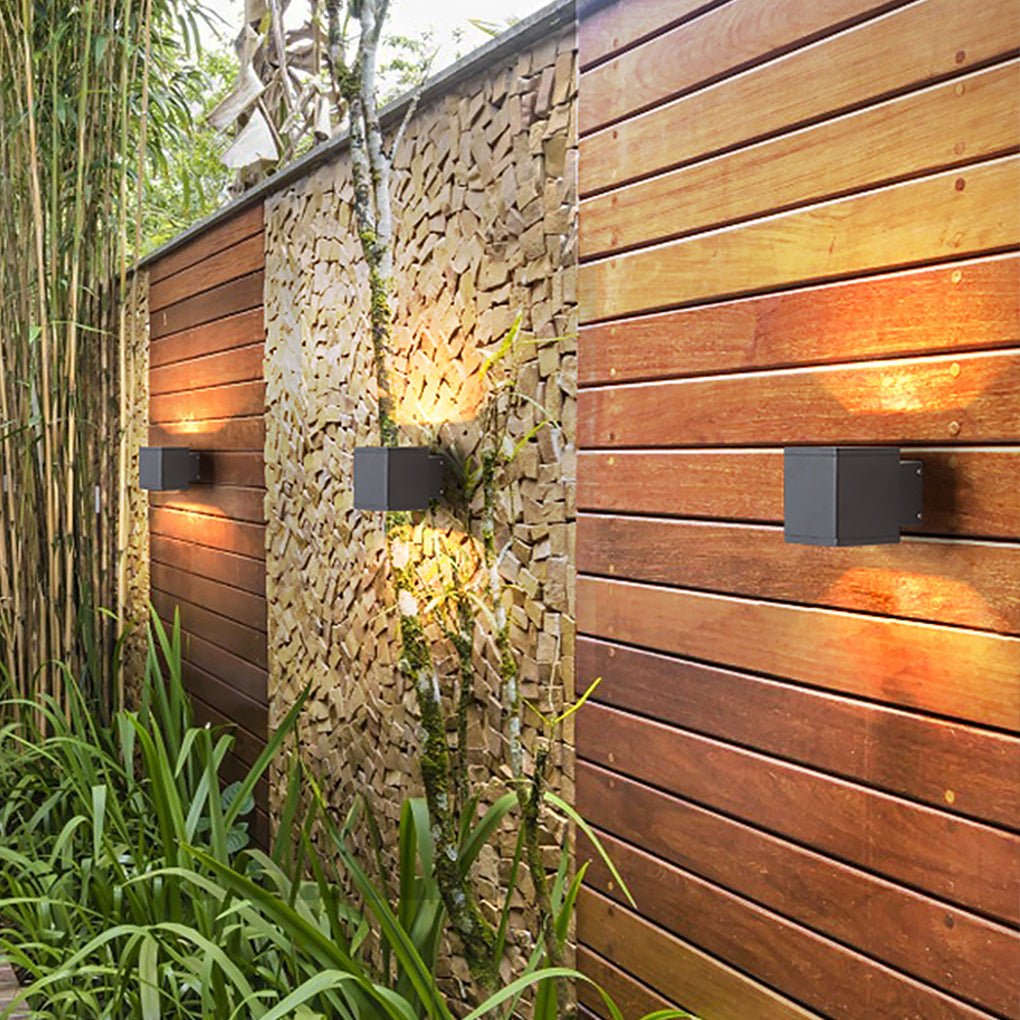 Modern Minimalist Outdoor LED Waterproof Exterior Wall Light for Courtyard Fence-Lighom