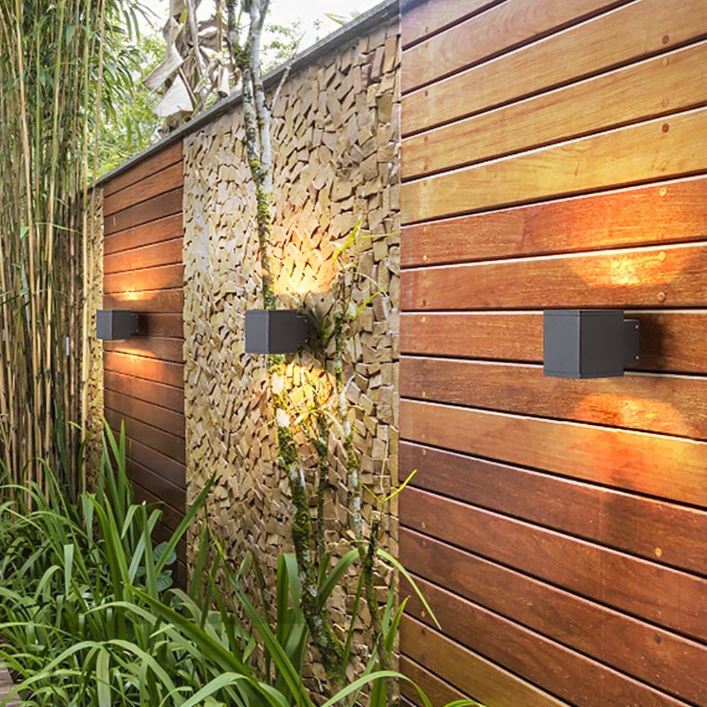 Modern Minimalist Outdoor LED Waterproof Exterior Wall Light for Courtyard Fence-Lighom