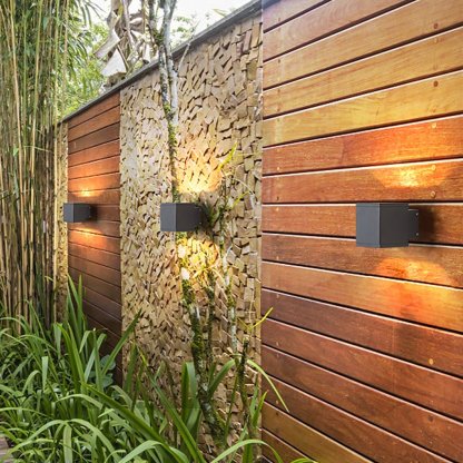 Modern Minimalist Outdoor LED Waterproof Exterior Wall Light for Courtyard Fence-Lighom