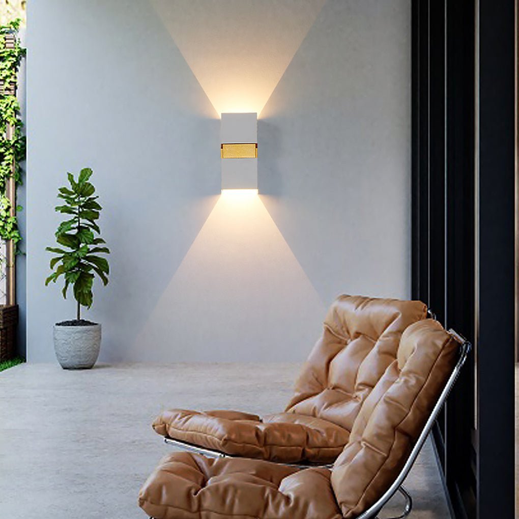 Modern Minimalist Outdoor LED Waterproof Wall Light for Villa Balcony Aisle Lighting-Lighom