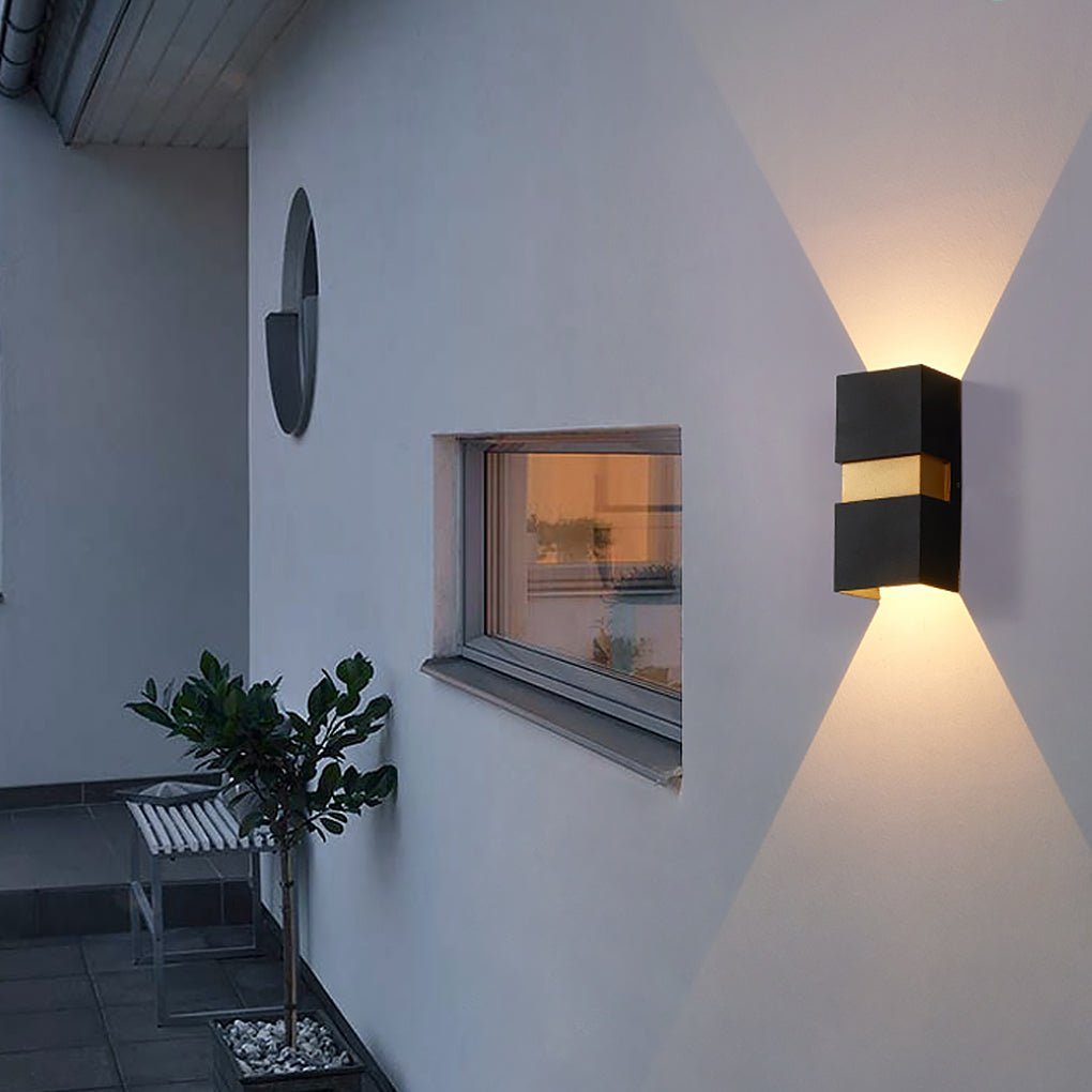 Modern Minimalist Outdoor LED Waterproof Wall Light for Villa Balcony Aisle Lighting-Lighom