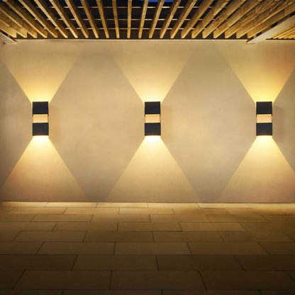 Modern Minimalist Outdoor LED Waterproof Wall Light for Villa Balcony Aisle Lighting-Lighom