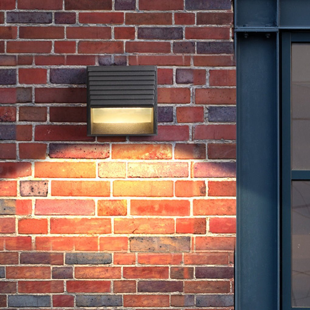 Modern Minimalist Outdoor Waterproof LED Wall Light for Villa Garden Balcony Stairs-Lighom
