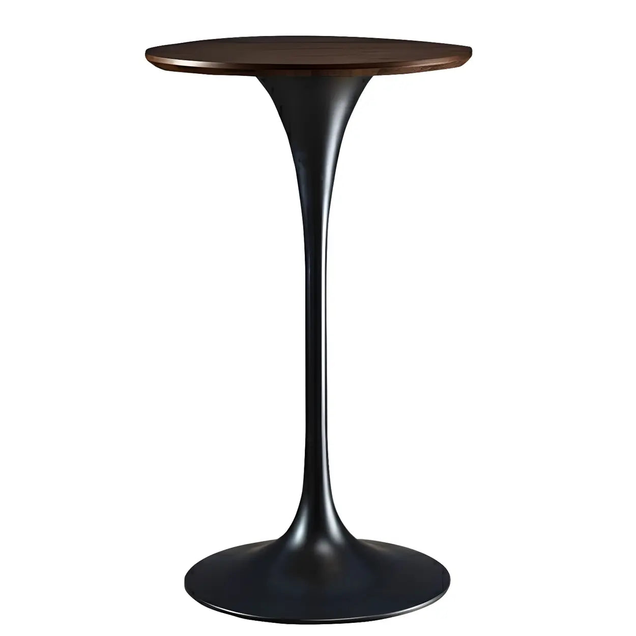 Minimalist Small Round Pedestal Bar Table