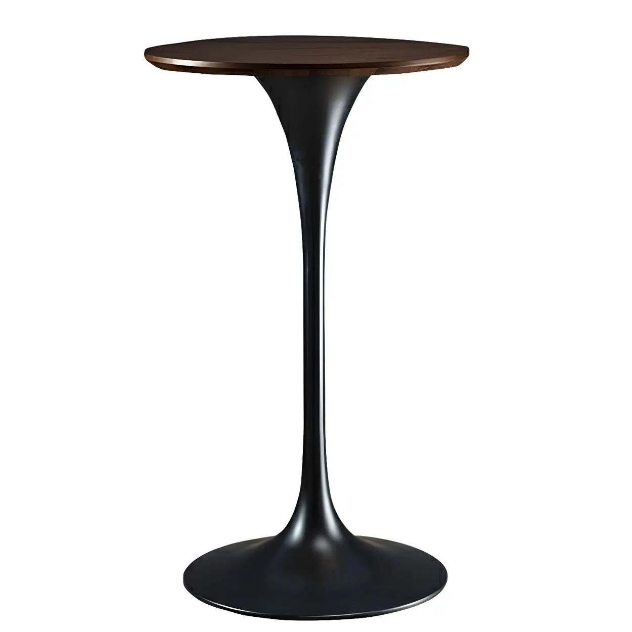 Minimalist Small Round Pedestal Bar Table