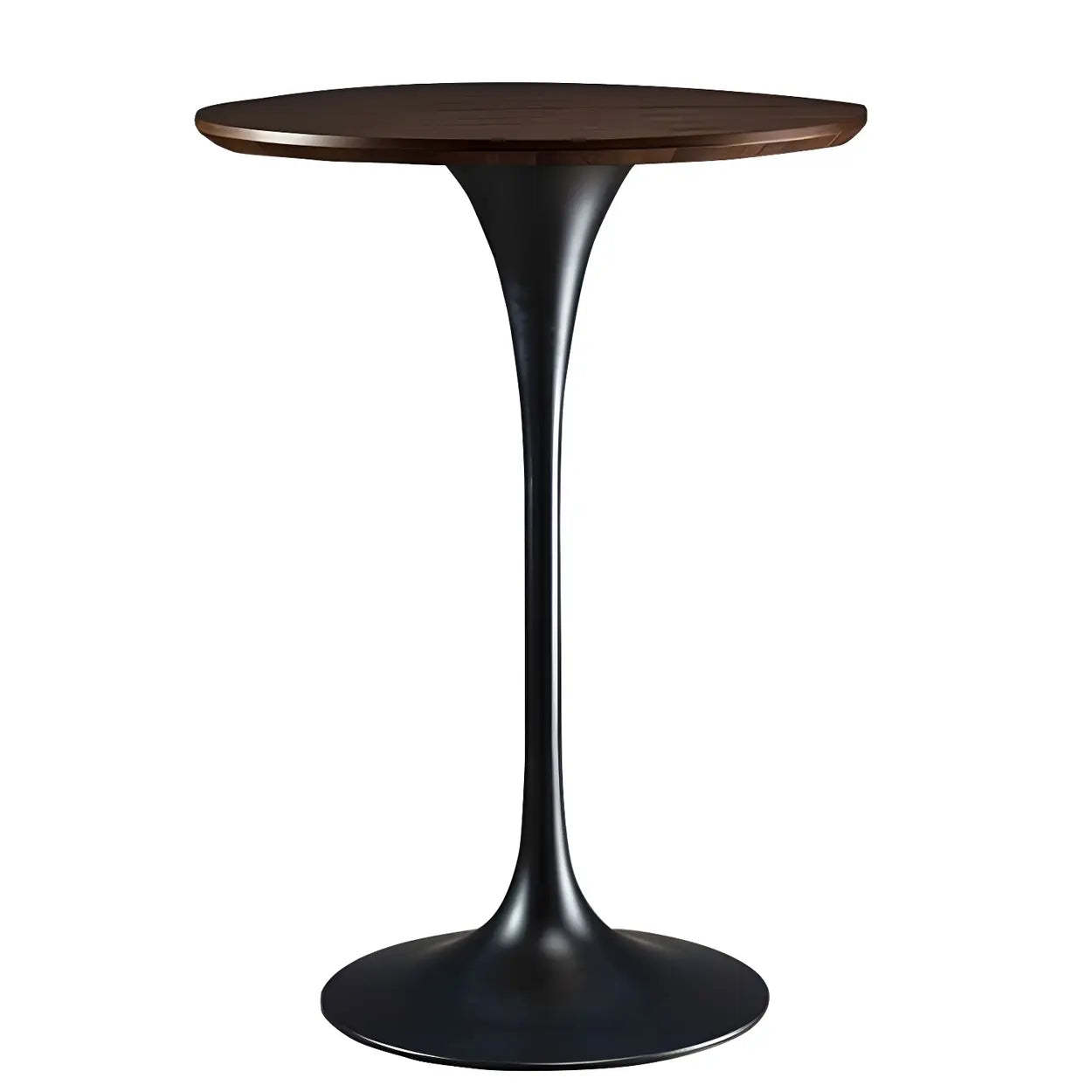 Minimalist Small Round Pedestal Bar Table